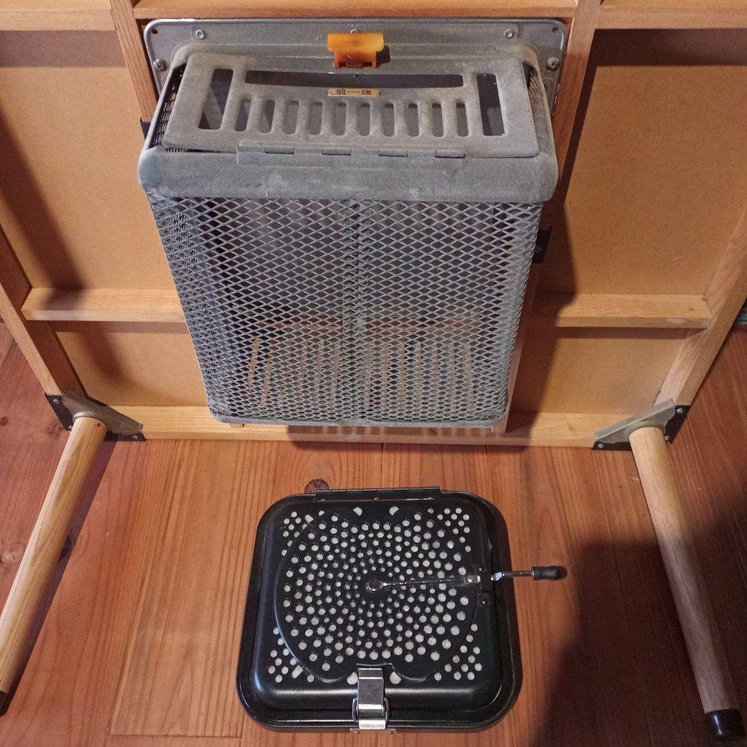 十全商会　豆炭こたつ　豆炭ホームこたつ　燃焼器　グローブ　昭和レトロ　古道具