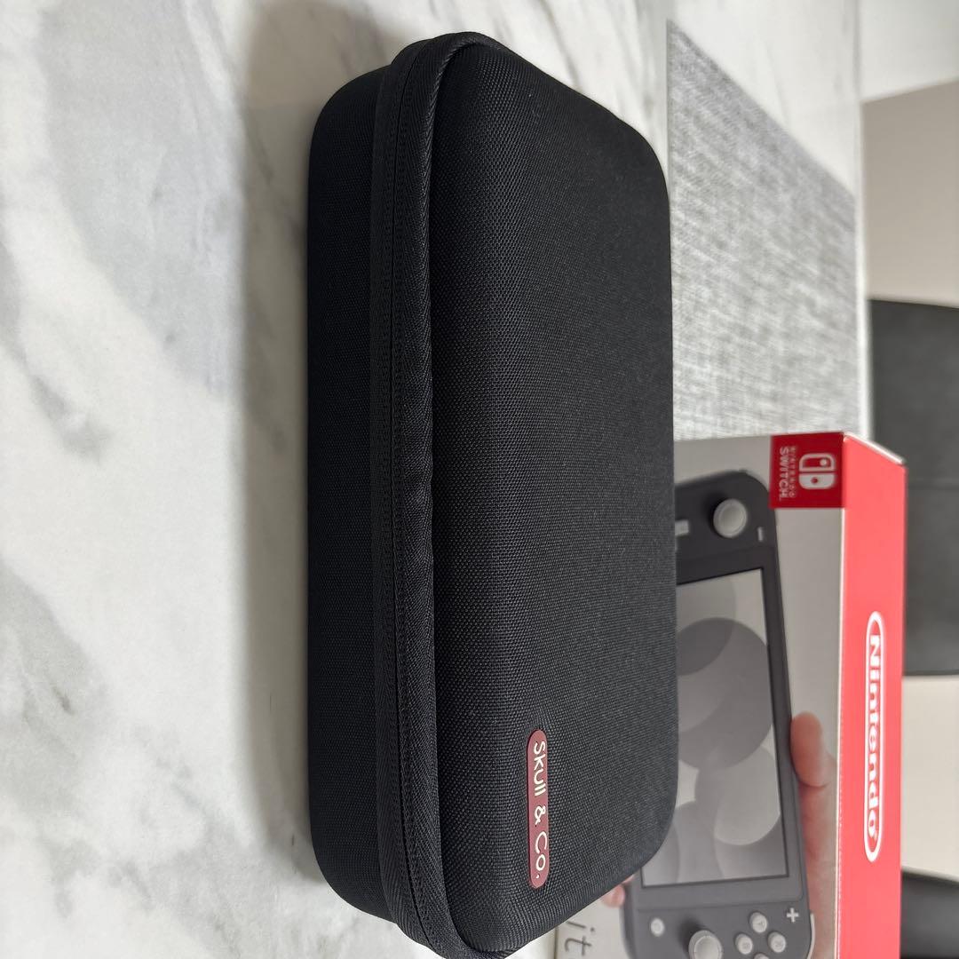 【美品】Nintendo Switch Lite グレー 本体 充電器、外箱付き