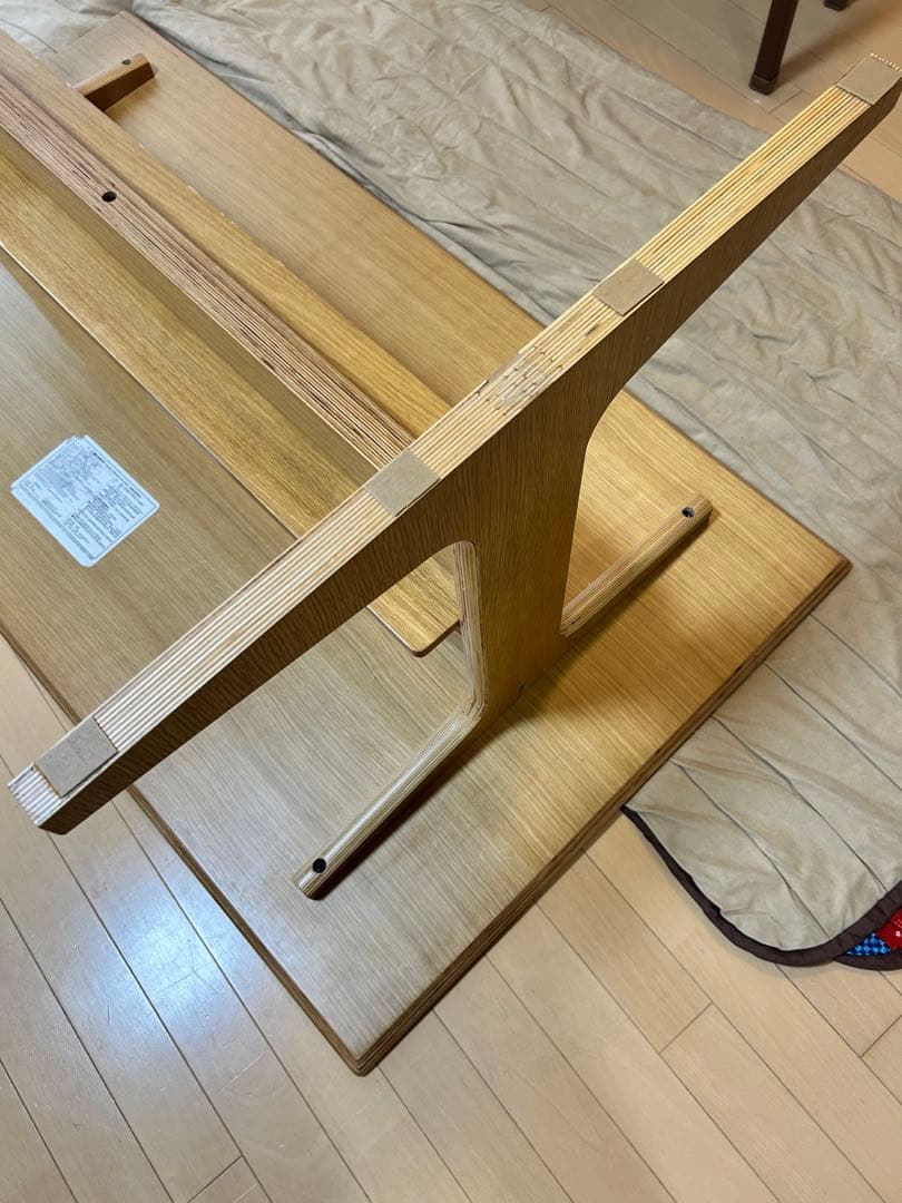 無印ダイニングテーブル150㎝×80㎝×高さ60㎝