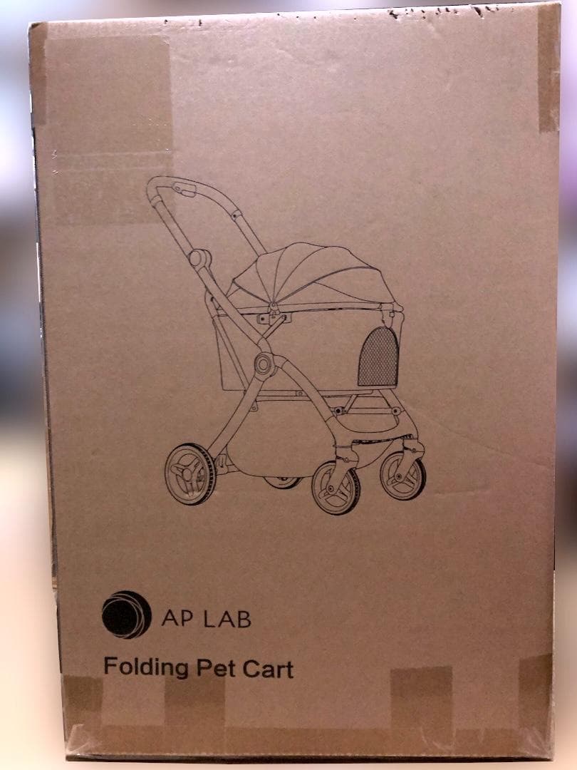 残り１⭐️AiryFoldペットキャリー カゴ付き折り畳みOK 360度回転ホイ