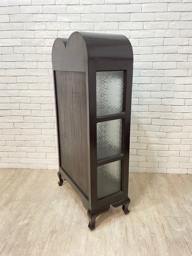 【東京都内23区配送無料】アンティーク　キャビネット　ガラスケース　ショーケース