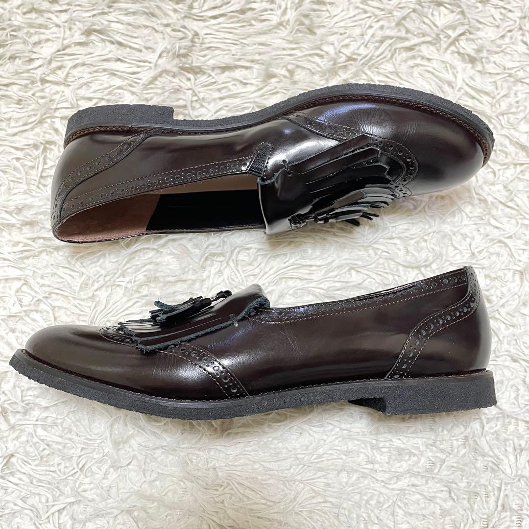 【未使用級】MARGARET HOWELL idea タッセルフリンジローファー