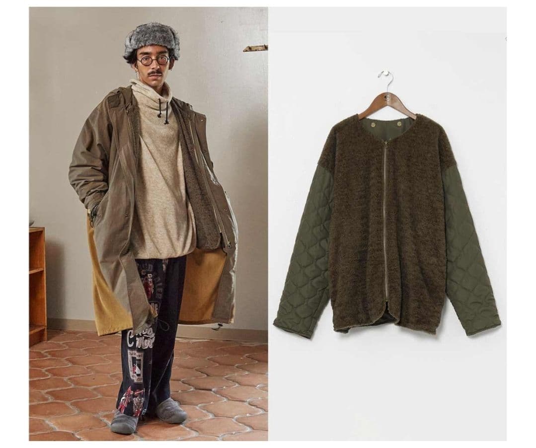 新品 チャイハネ amina ギリディ コート ３way 民族 ミリタリー 完売