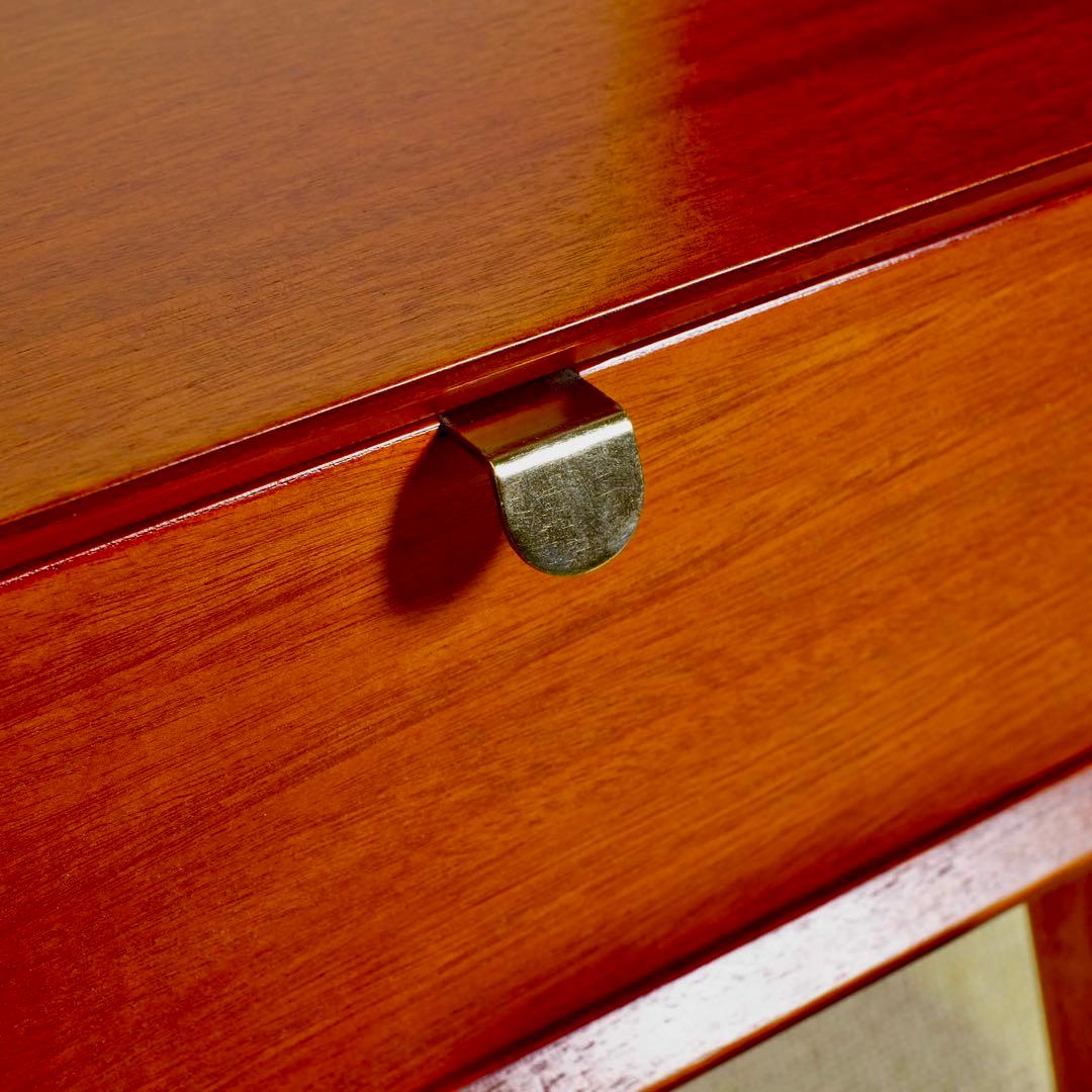 N 新品 北欧 センターテーブル ローテーブル 木製 机 座卓 引き出し 赤茶色