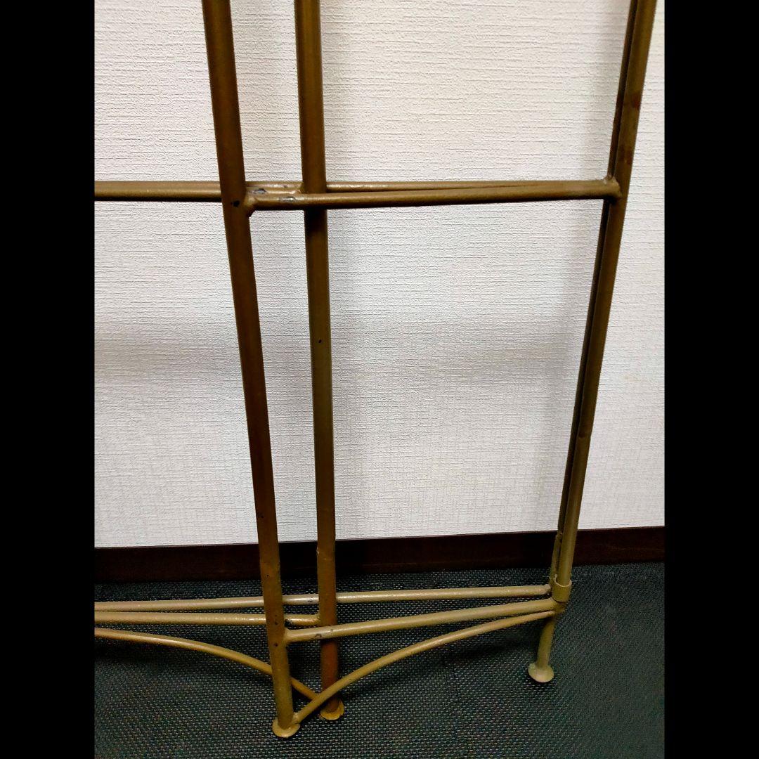 木製ラック・ウッドラック 612.Antique Iron Shelf Indonesia
