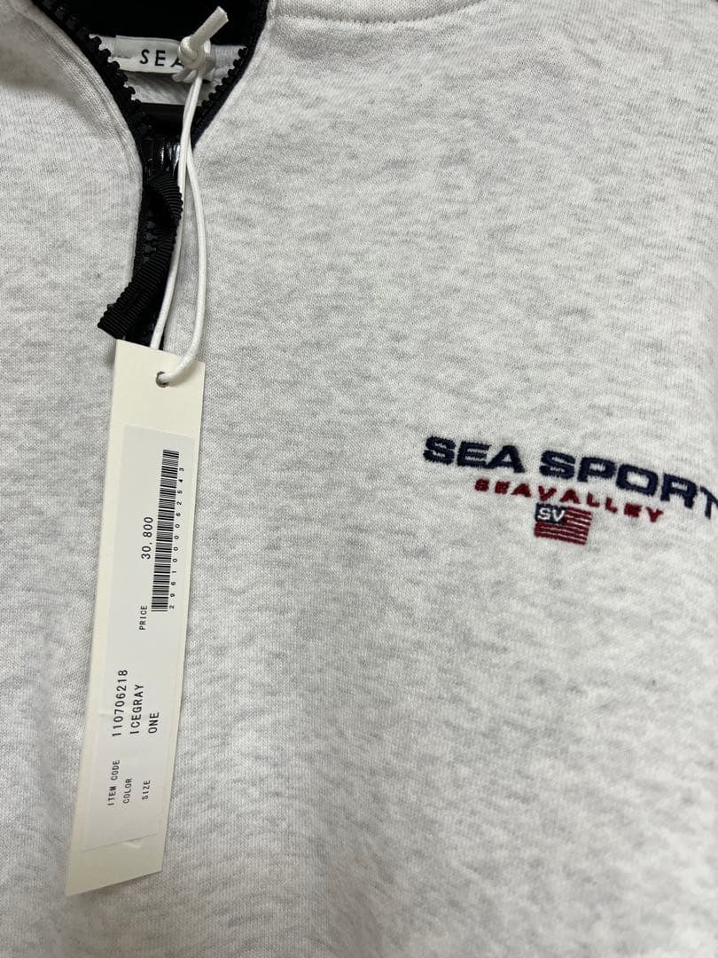 新品　SEA SPORTS BICOLOR HALF-ZIP PULLOVER