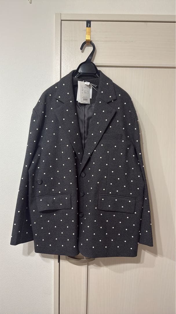 新品未使用クラネCLANEパールドットジャケットPEARL DOT JACKET