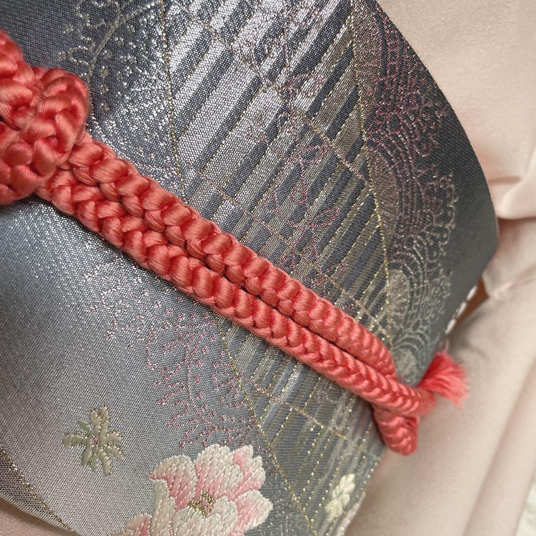 訪問着　フルセット　道長取り　飛び立つ鶴　金彩加工　入学式　卒業式　着物　I3