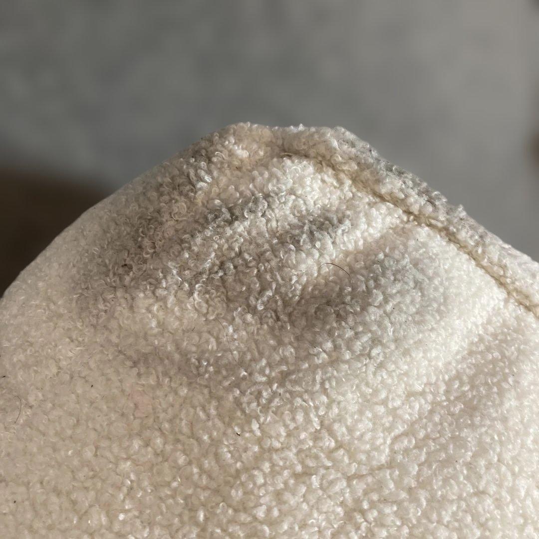 LOUNGE PUG アルバートソファ ３人掛け ホワイト　ボア