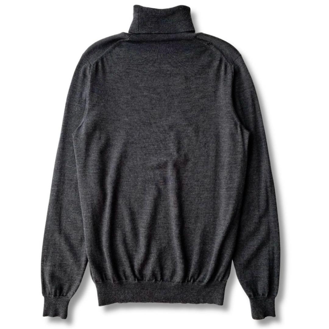 イタリア製 ZANONE 12G ハイゲージ タートルネック セーター 48