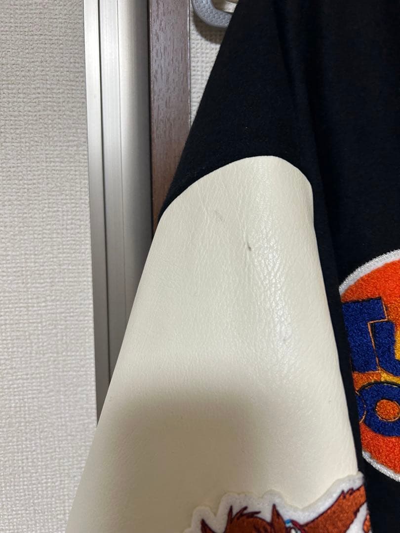 XLARGE スタジャン XLサイズ ブラック/ホワイト