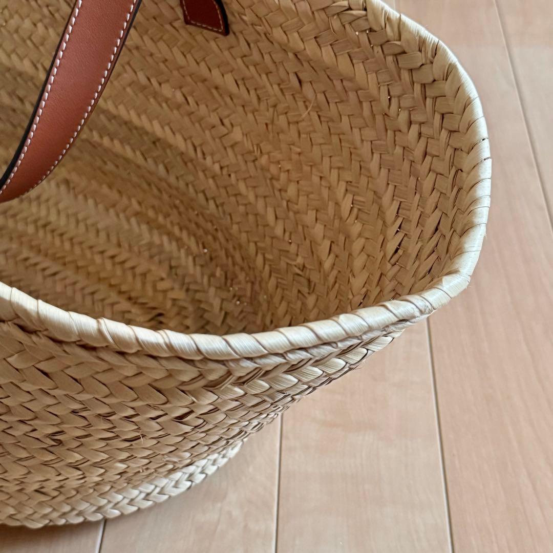 LOEWEロエベ バスケット かごバッグ ナチュラル/ブラウン 保存袋