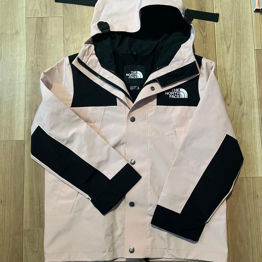 THE NORTH FACE ジュニア 140ピンク/ブラック　ゴアテックス
