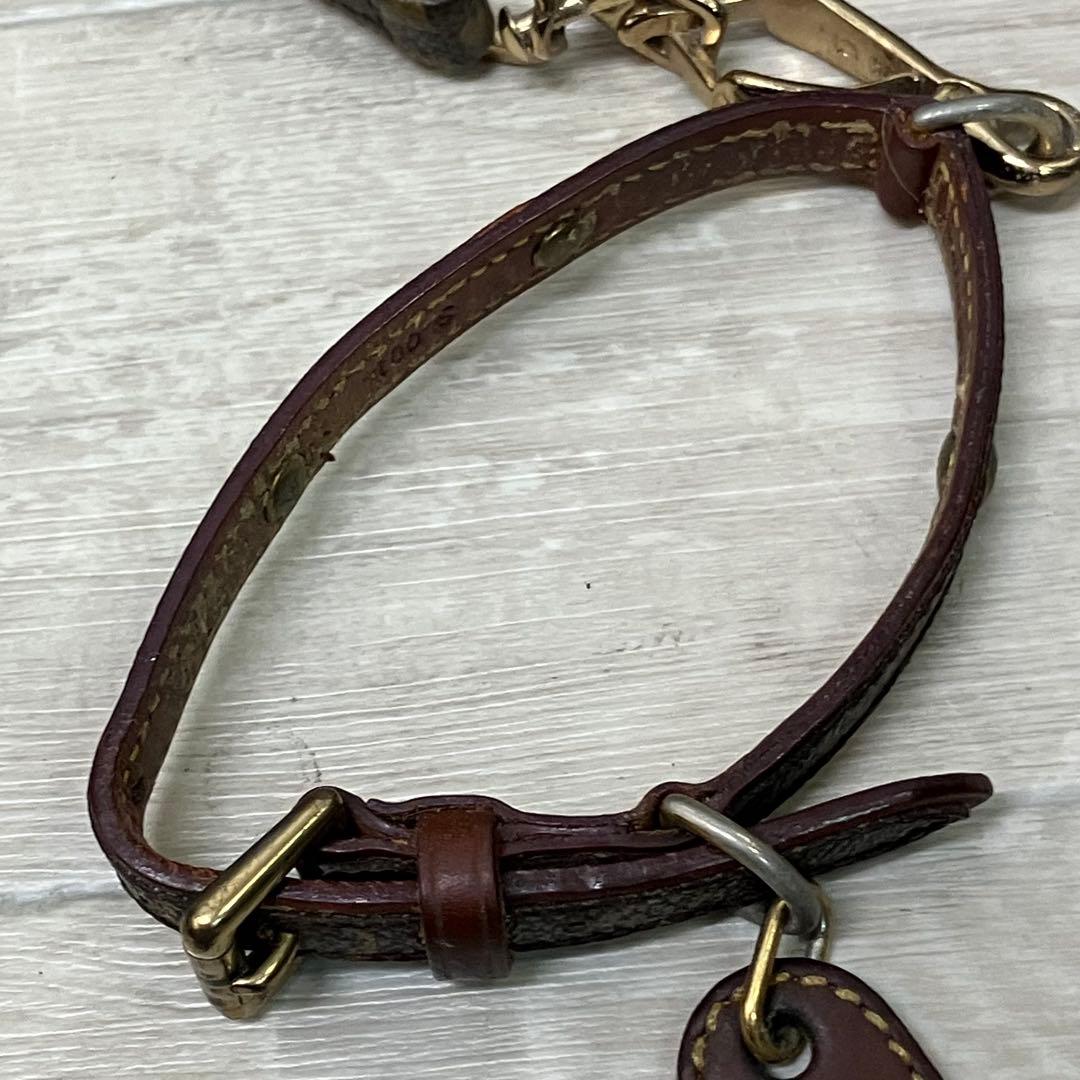 LOUIS VUITTON リード　首輪　セット　ルイヴィトン モノグラム 中古