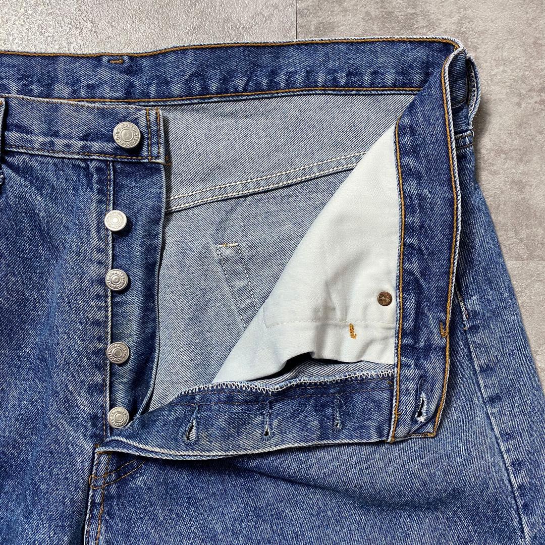 【W40 L36】Levis 501 リーバイス　ボタンフライ　縦落ち　デニム