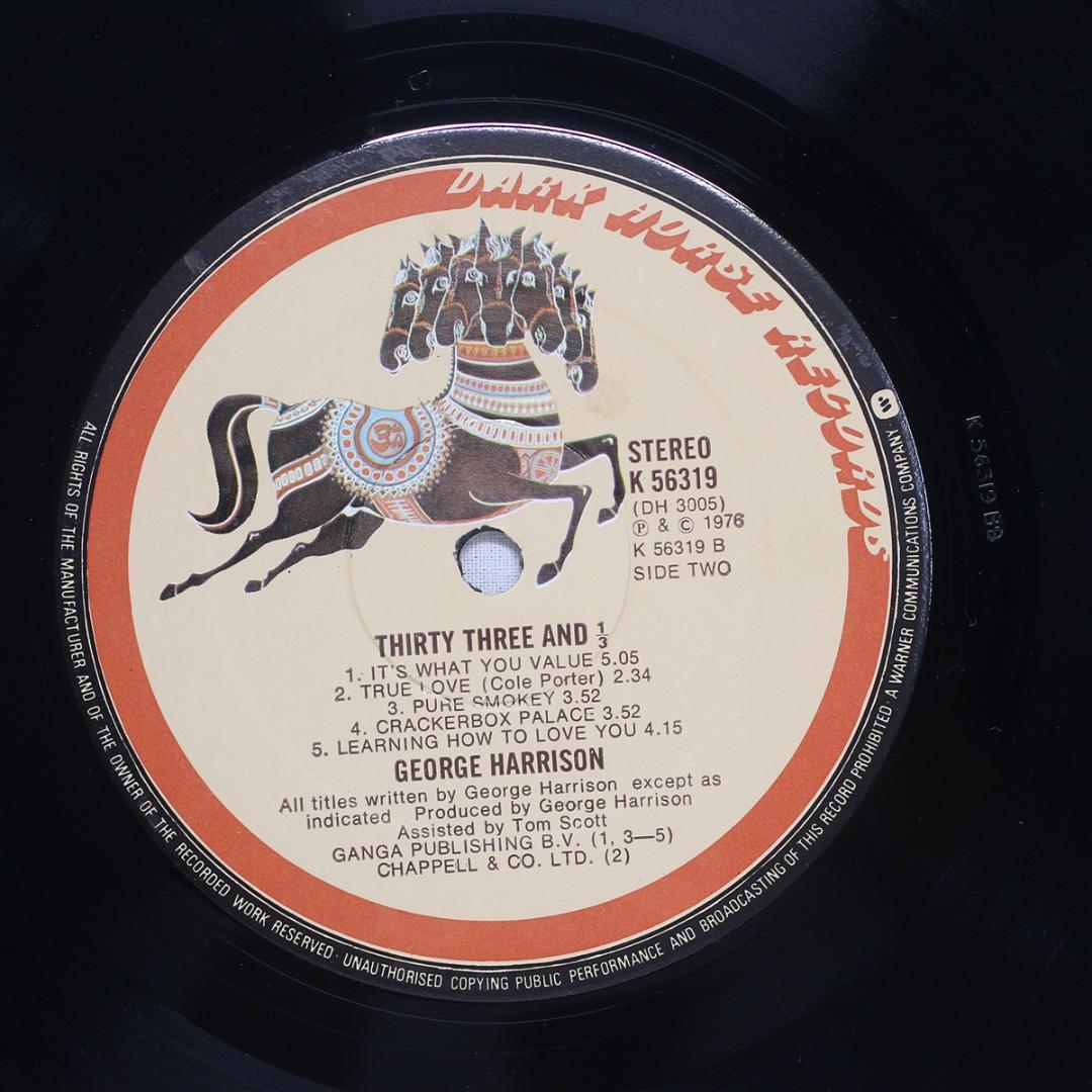 英LP E HARRISON Thirty Three & 1/3