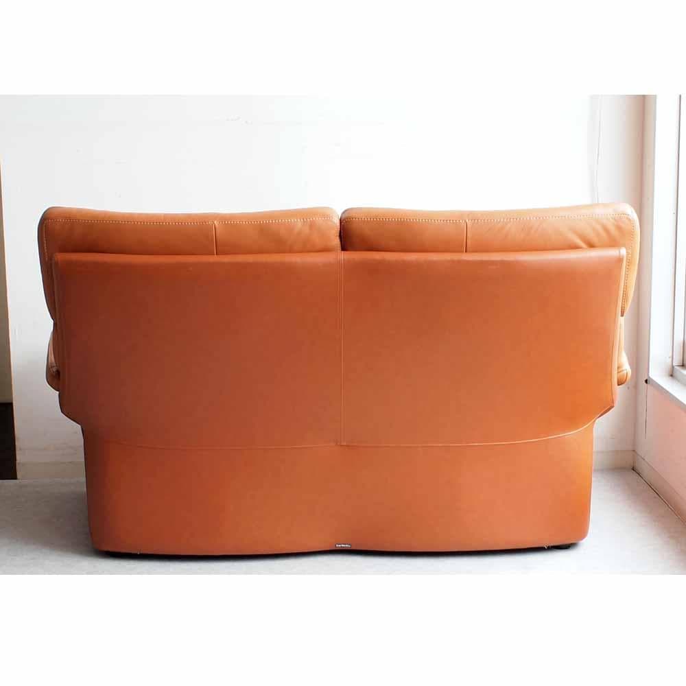 カリモク ZT73モデル 2人掛けソファ レザー ZR24467