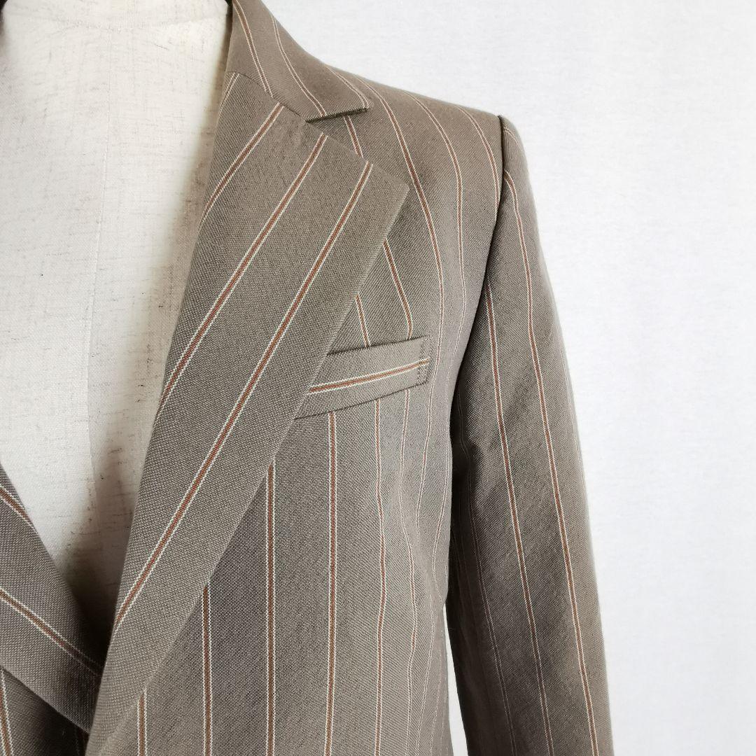 極美品 タグ付き 2025 ストライプジャケット