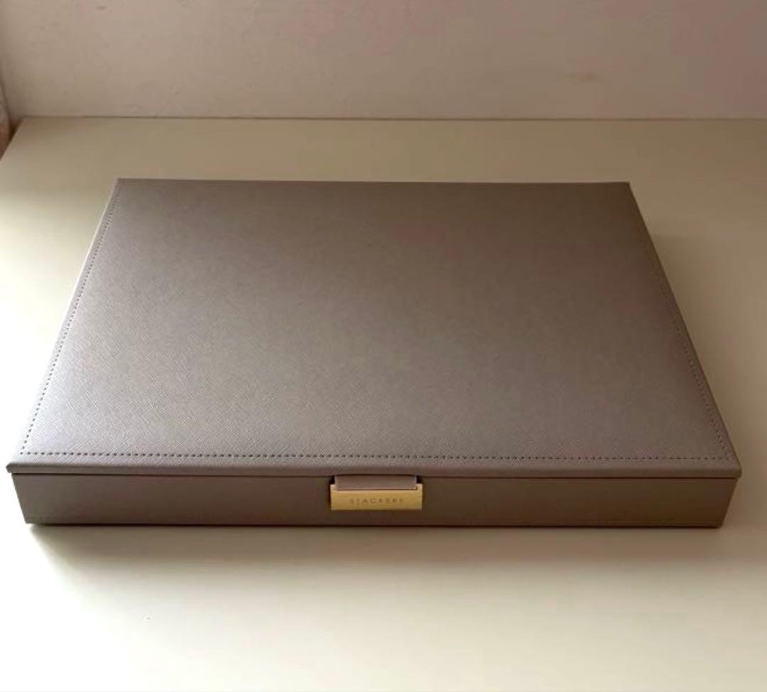 新品　スタッカーズ　ジュエリーボックス　スーパーサイズ　レイヤー　トープ