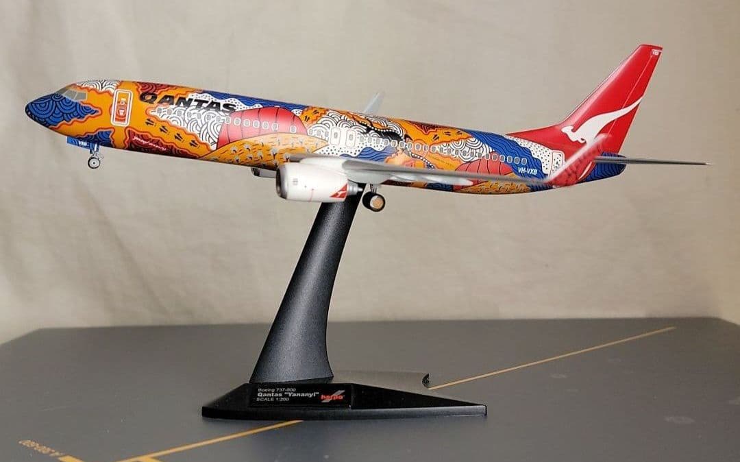 ☆希少☆ カンタス航空 B737-800 特別塗装機