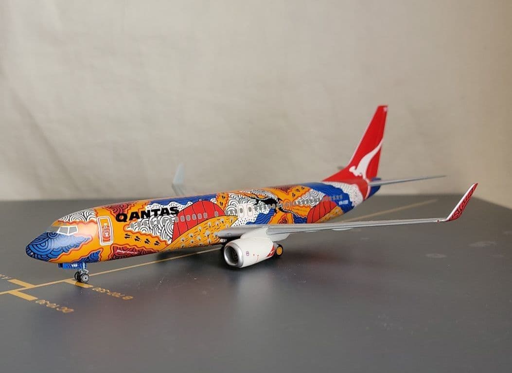 ☆希少☆ カンタス航空 B737-800 特別塗装機