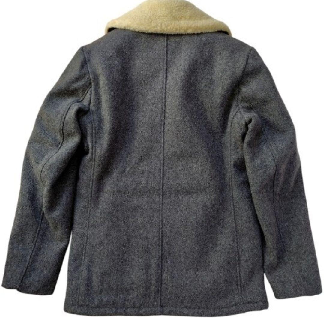 【Ron Herman × Schott】別注 ウール ピーコート グレー 38