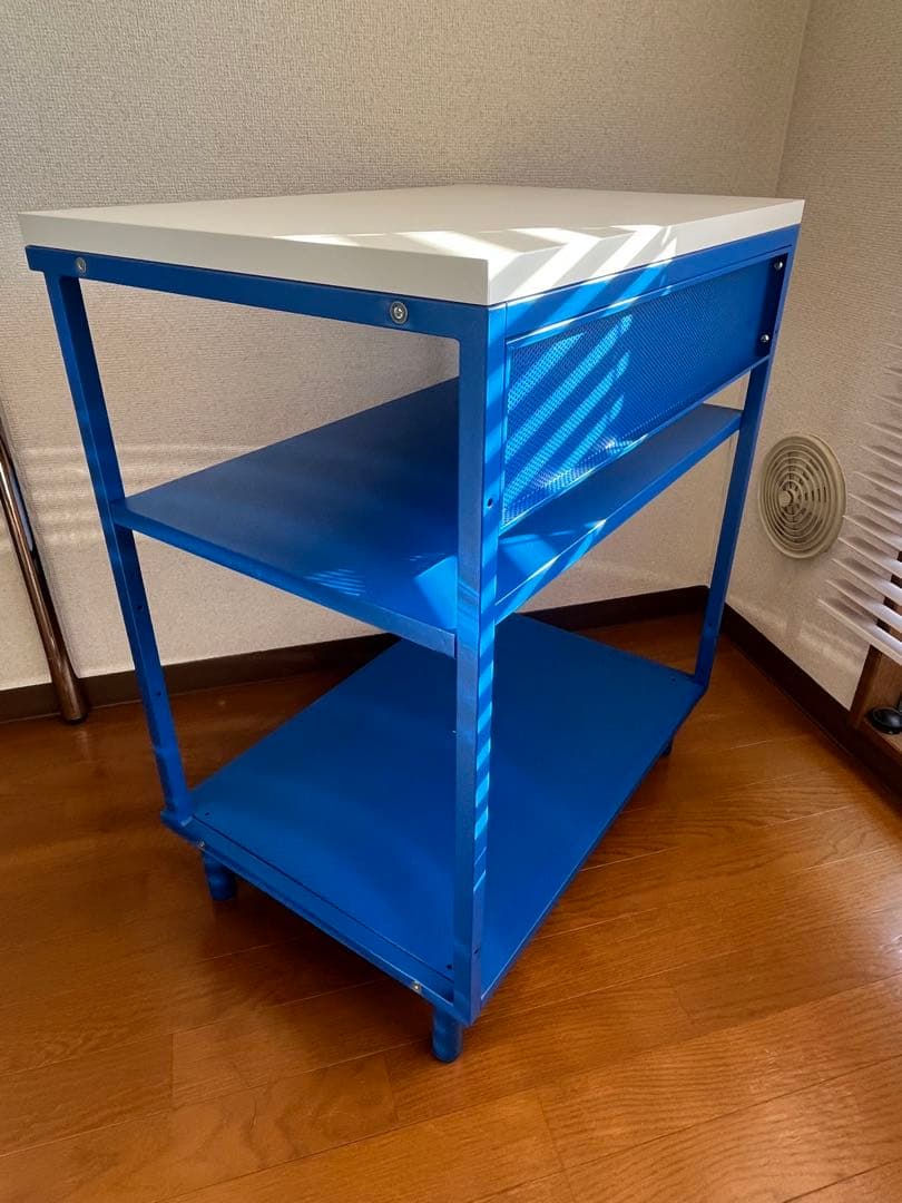 IKEA PLATSA プラッツァ オープンシェルフユニット ブルー/ホワイト