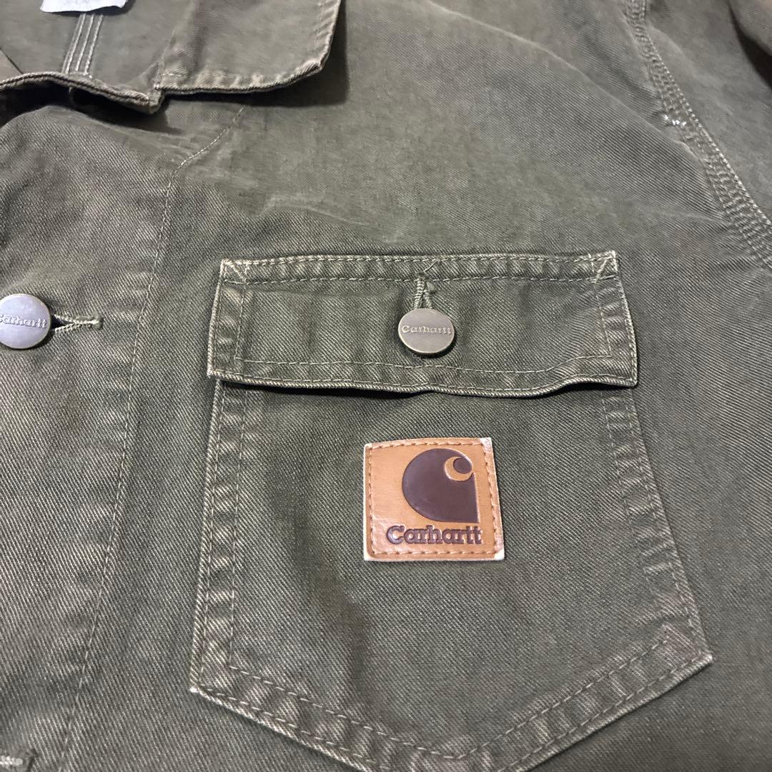 ★極美品★Carhartt カバーオール オリーブグリーン　希少サイズXL