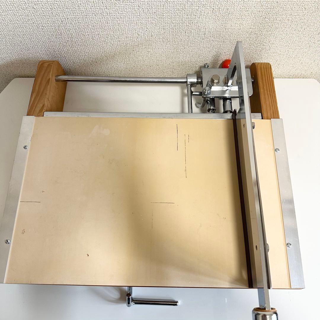 手動式 麺切りカッター 麺切り台 そば打ち うどん打ち 麺切り包丁付き 木製台