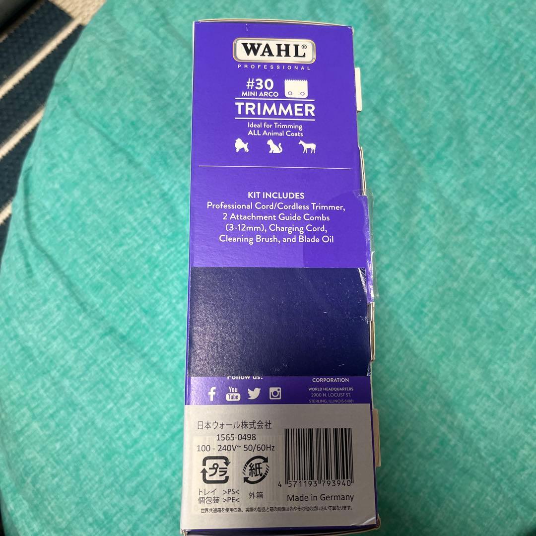 【新品】Wahl MINI ARCO コードレストリマー　バリカン