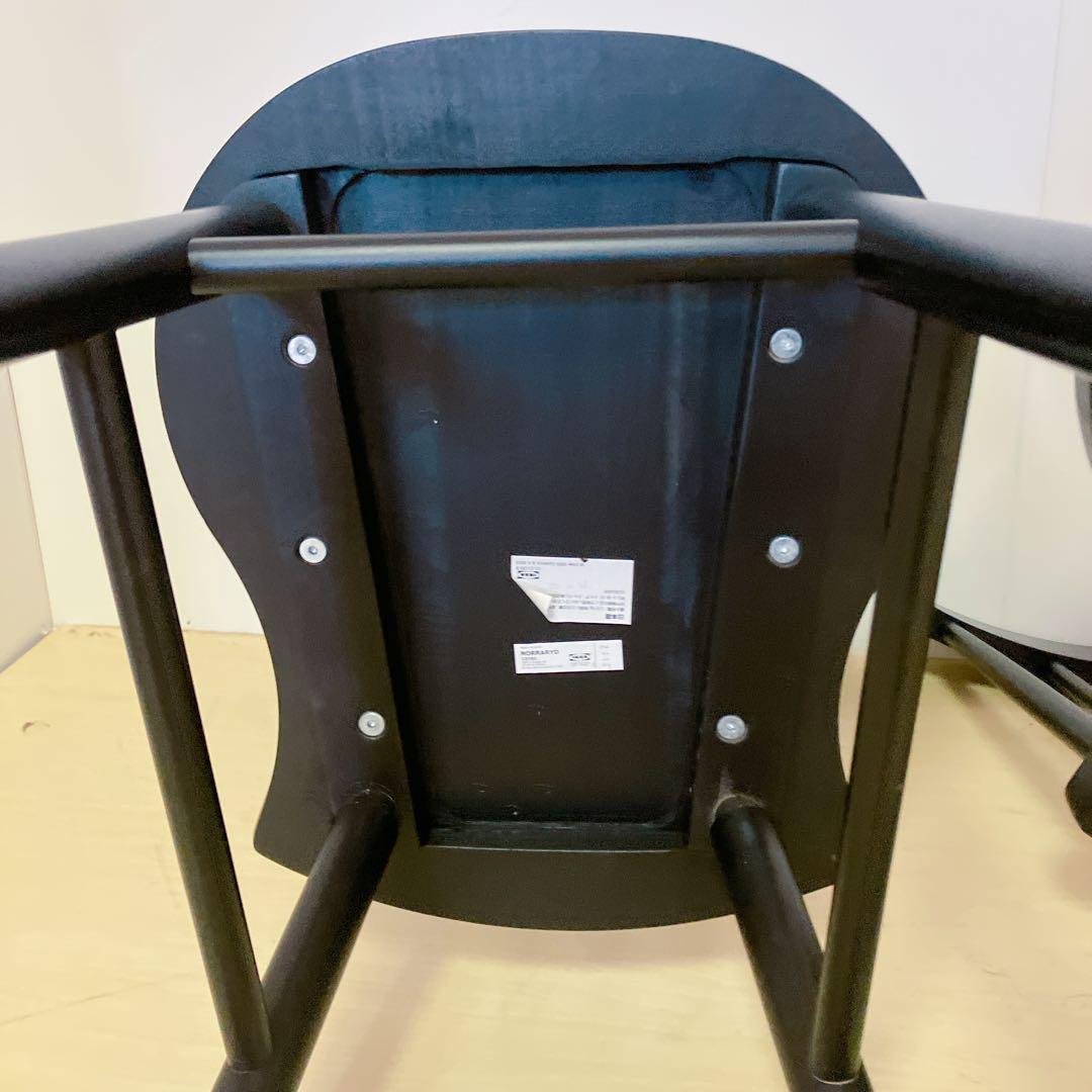 IKEA イケア　木製ダイニングチェア　ノッラリード　ウィンザーチェア　2脚