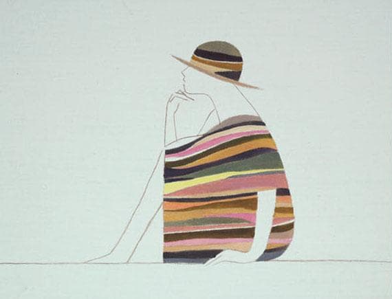 油絵 菅家令子 絵 絵画 インテリア 額付(黒) F3-041214 人物 女性