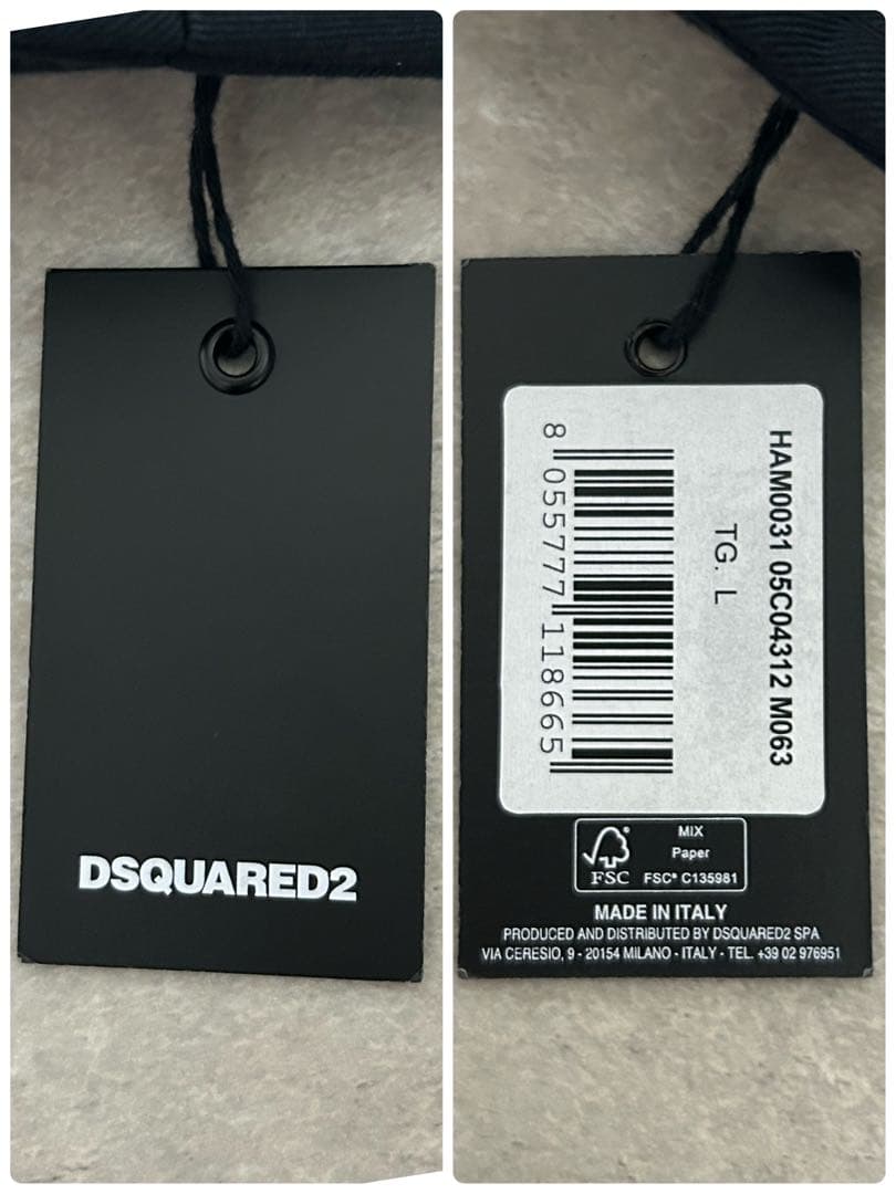 新品 DSQUARED2 icon バケットハット　帽子　キャップ L