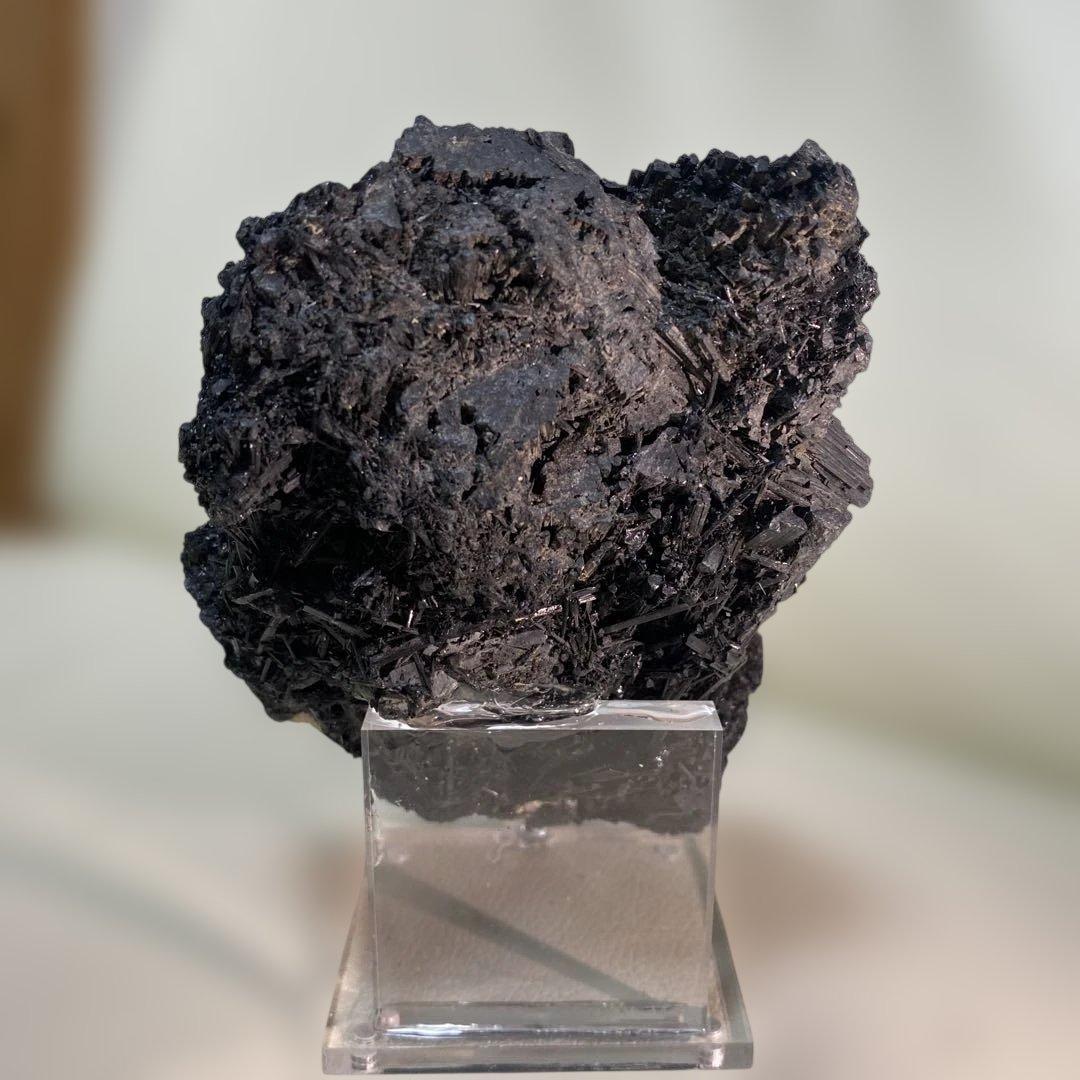 ブラックトルマリン　土台込　特大　828g 13.5×10×5.5