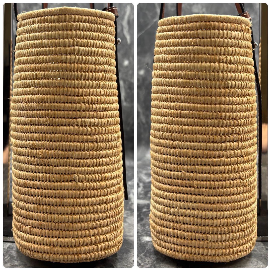 さくら ✨ロエベ　スクエア バスケットバッグ スモール