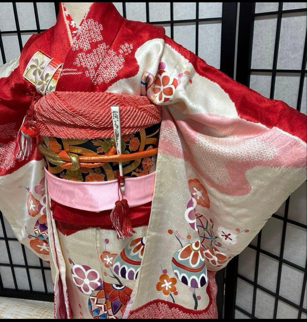 七五三　7歳　着物セット　ハーフ成人式　十三詣り　友禅