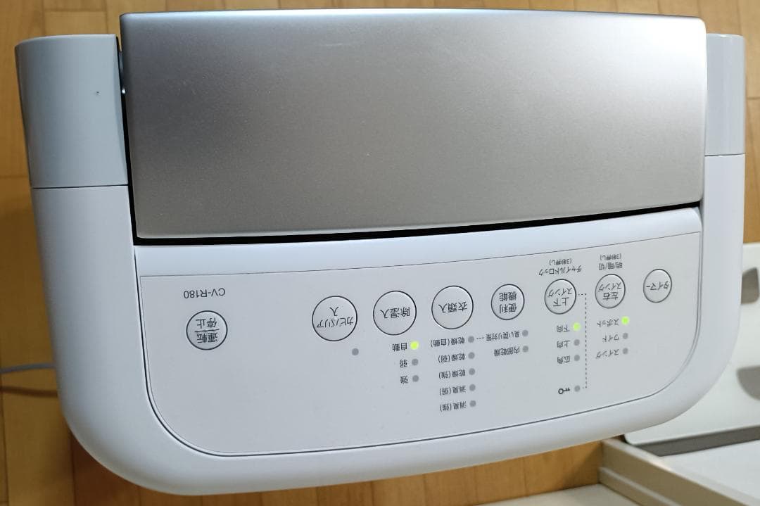 美品24年SHARP除湿機CV-R180-Wハイパワー衣類乾燥プラズマクラスター
