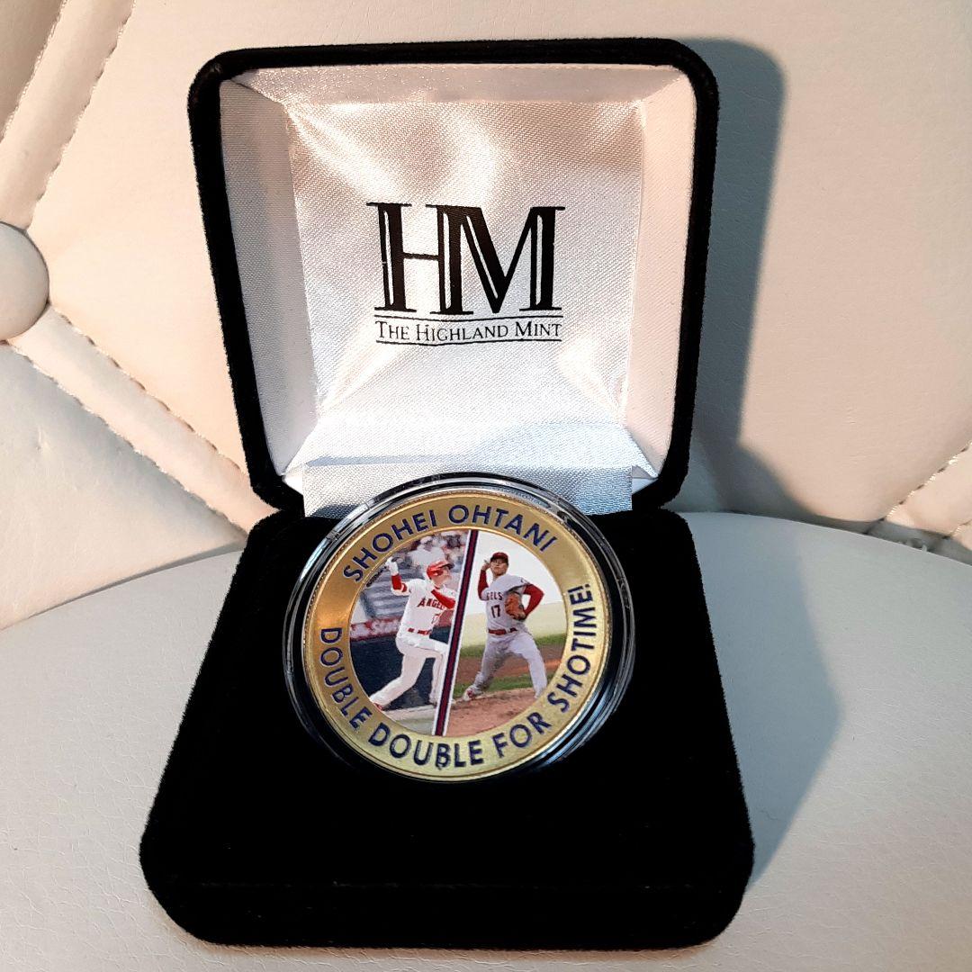 【シリアル№111】大谷翔平・2桁勝利2桁本塁打記念・ゴールド／良番メダル