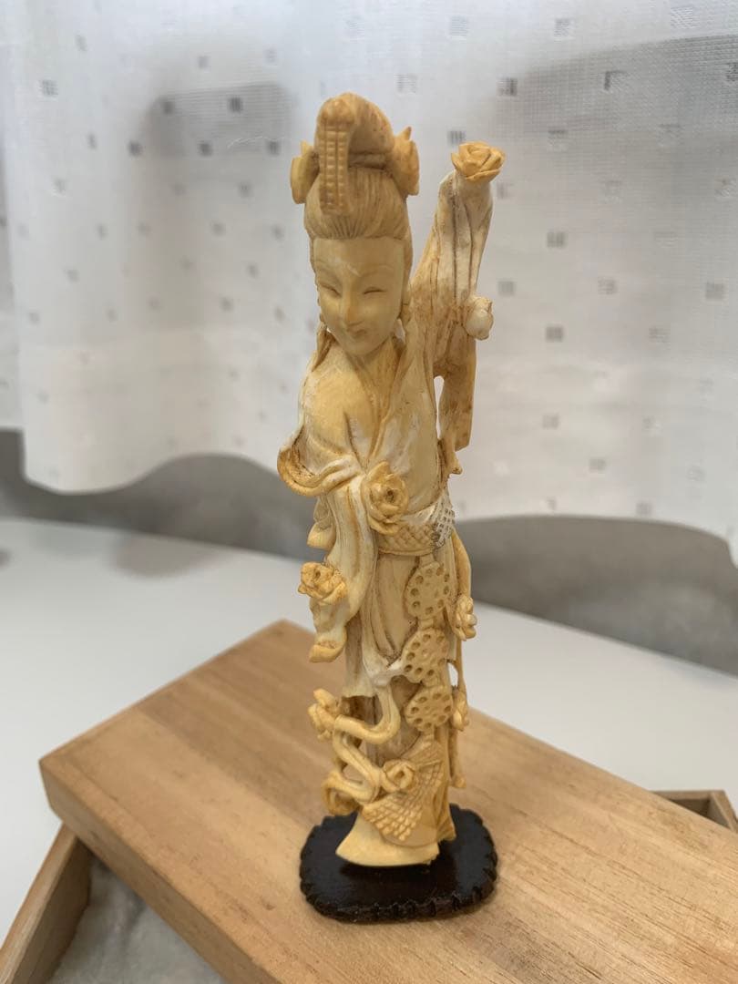 極上 細彫 弁財天 仏像 重さ76g 送料込み