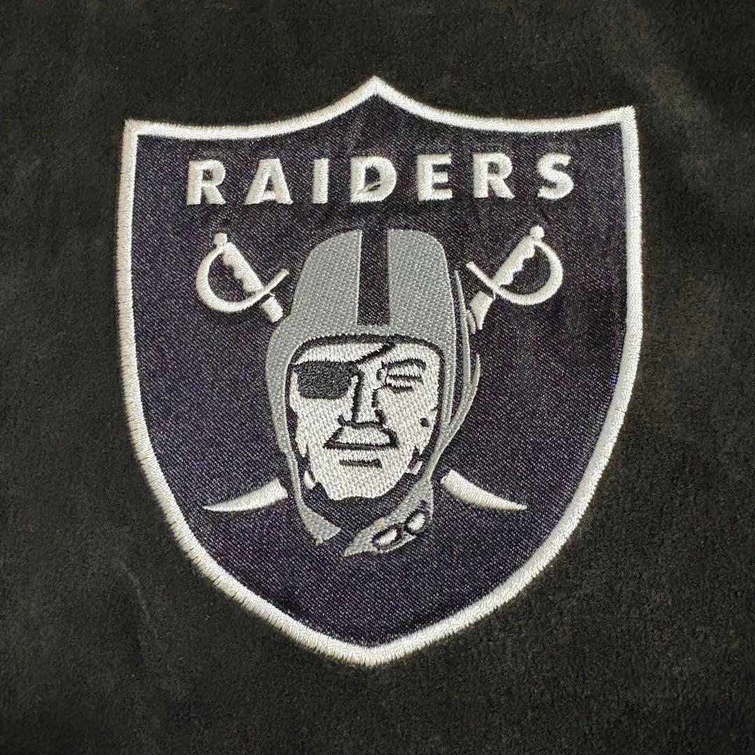 NFL RAIDERS スウェードレザージャケット L レイダース