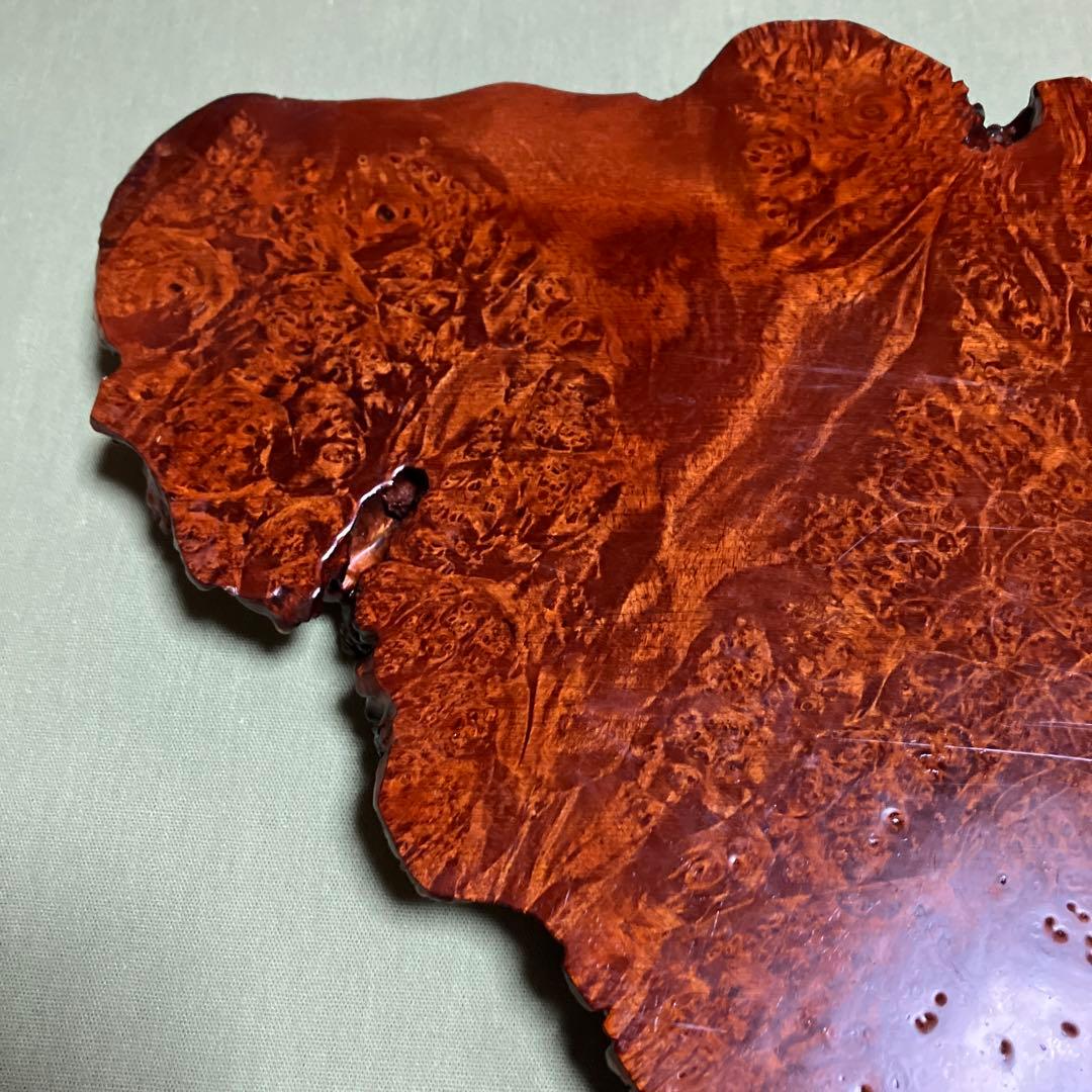 天然木　1枚板　玉杢 花台 飾り台 敷板　香台　盆栽台