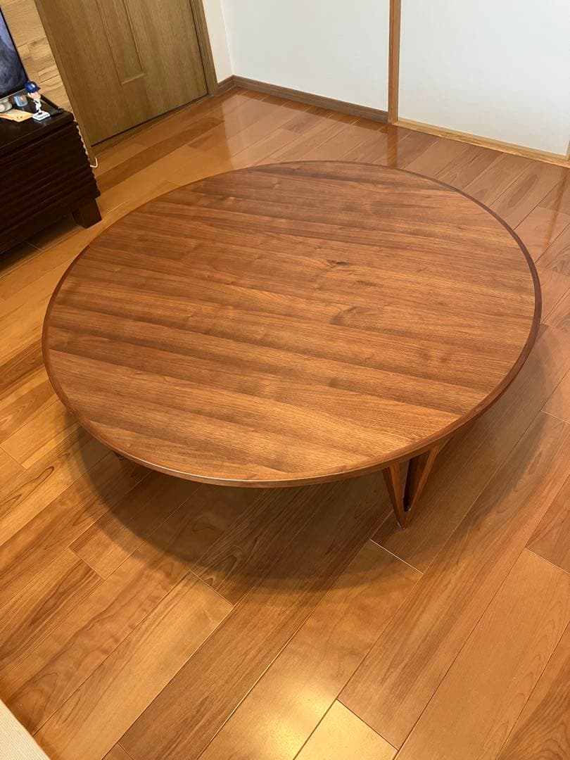 ACTAS FK-1 こたつテーブル ウォールナット材ウレタン塗装※布団付き