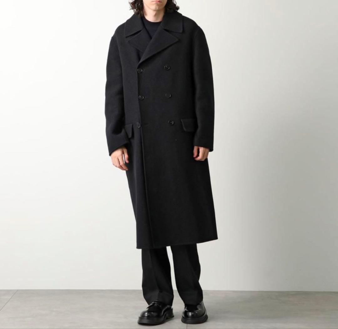 s*7様 ★23AW Jil Sander ブラック ダブルブレスト ウールコー