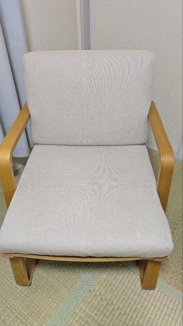 無印良品　リビングでもダイニングでも使えるソファチェア①