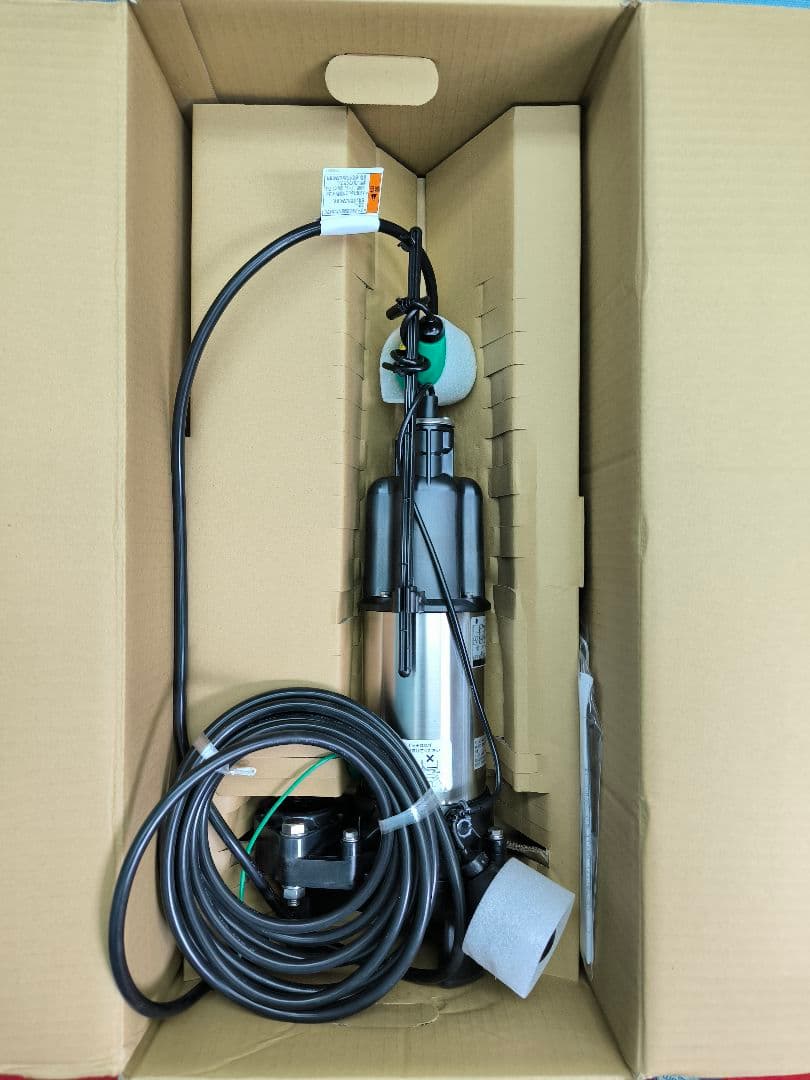 新品　川本排水ポンプ　WUO4-406-0.15SL 60Hz 100V 2玉