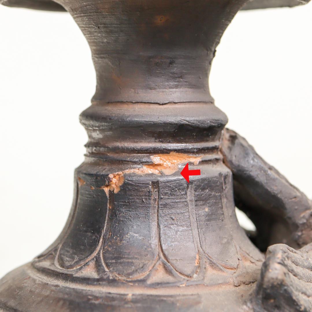 黒陶鳥形ケンディ テラコッタ 水差し