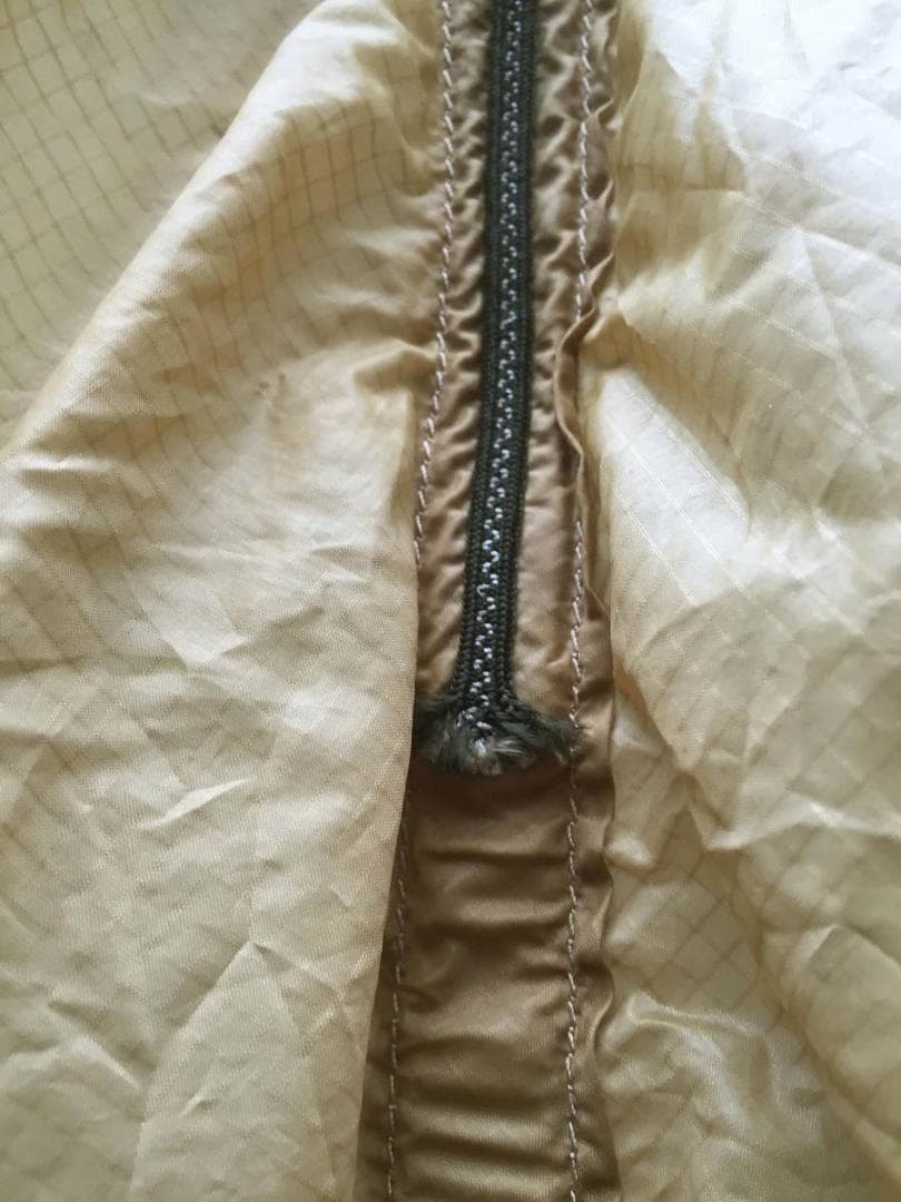 襤褸 ヴィンテージ生地 自衛隊放出品 パラシュート 薄いマスタード/イエロー