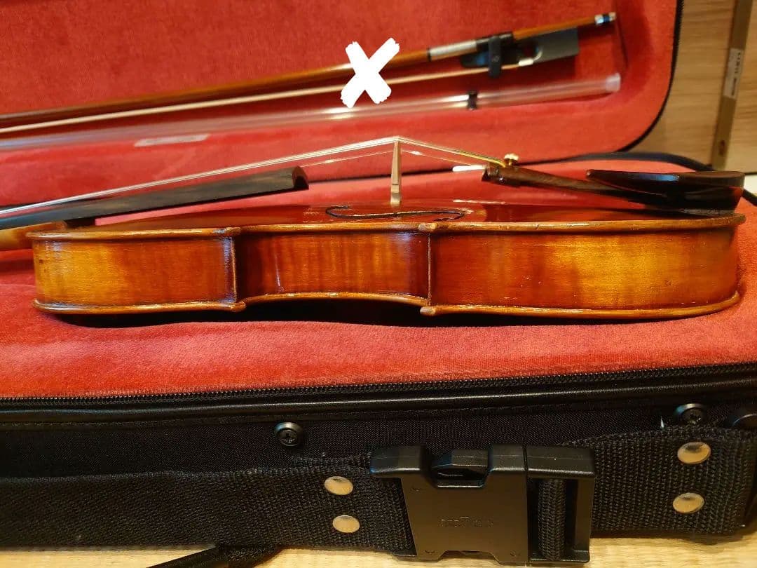 【中古良品】4/4サイズ チェコ製 オールド バイオリン セット
