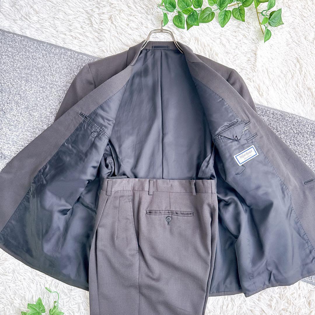 当時物　オールド　YSL イヴサンローラン セットアップ　スーツ　ダブル