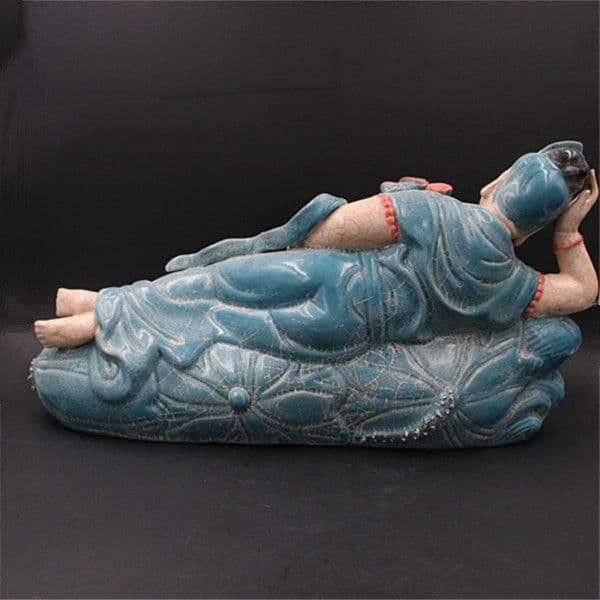 後周の柴窯は色彩の寝仏をプラスして、古い磁器、収蔵品、仏道の寺院は並べます。